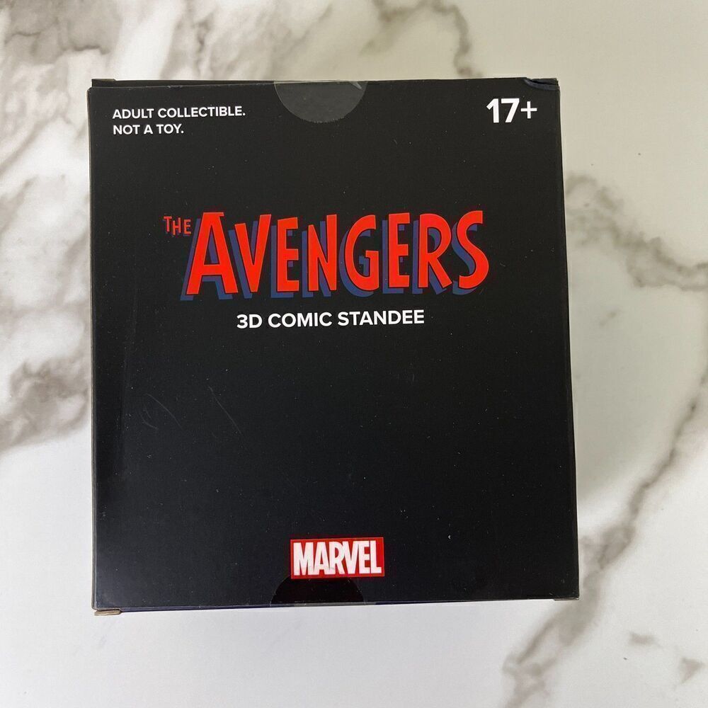 Loot Crate The Avengers Marvel 2019 3D Comic Standee Adult Collectible NEW